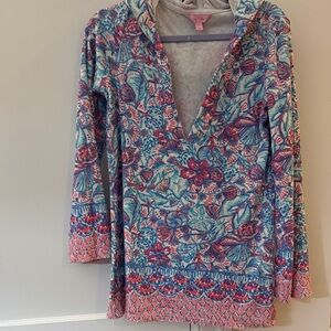 Lilly Pulitzer Hooded Terry Cover up